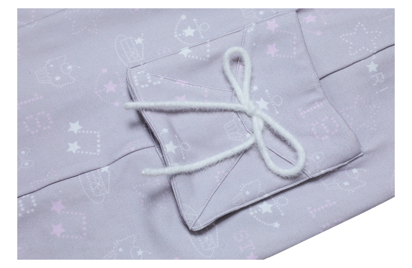 Drop-Waist Skirt Pants with Envelope Pockets