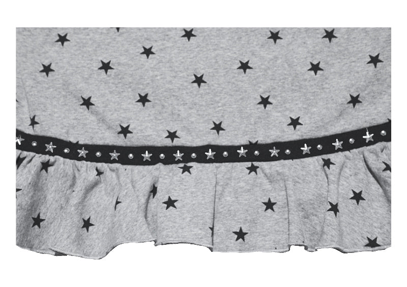 Star Polo Neck Cake Dress