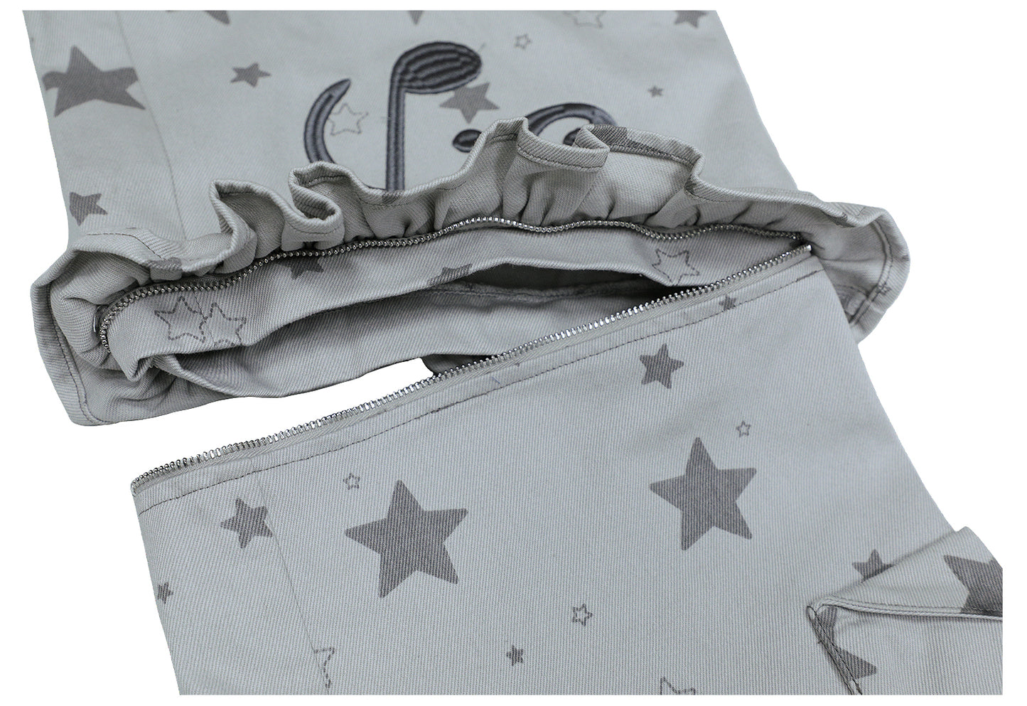 Music Note & Star 2-in-1 Cargo Wide Leg Pants