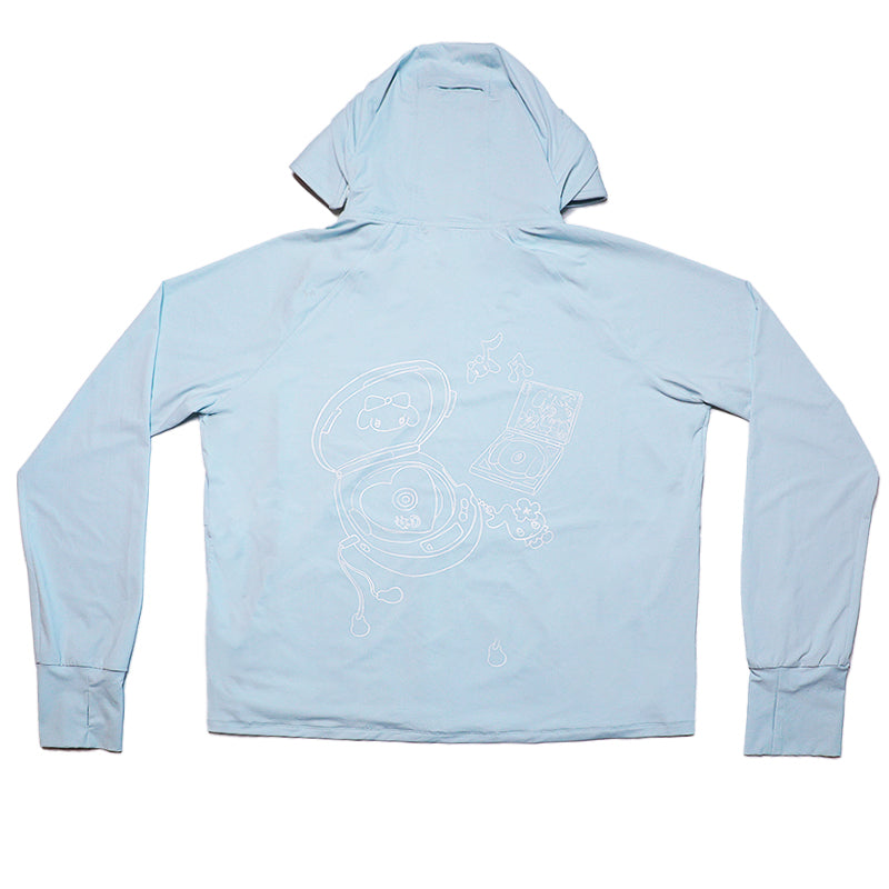 sunonebird 공동 브랜드 Ice Silk UPF50+ 후드 롱슬리브 선스크린 재킷