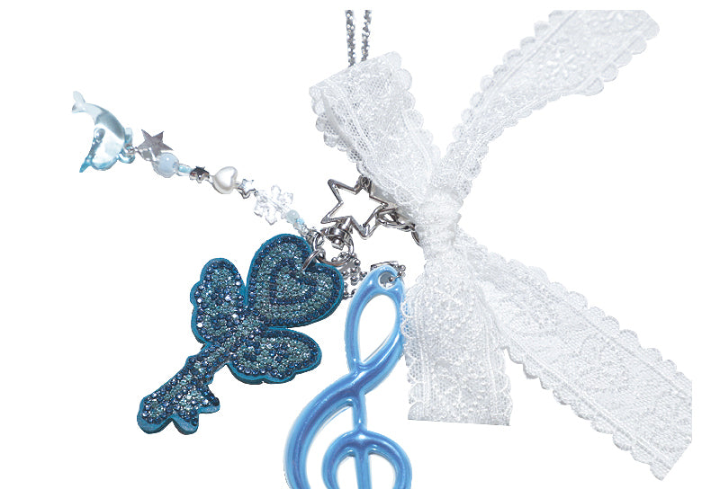 Diamond Magic Key Dual Purpose Necklace Pendant