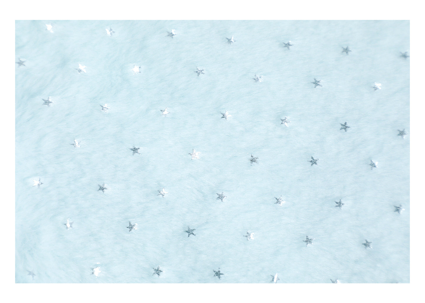 Silver-Foil Star & Piano Note Plush Hooded Coat