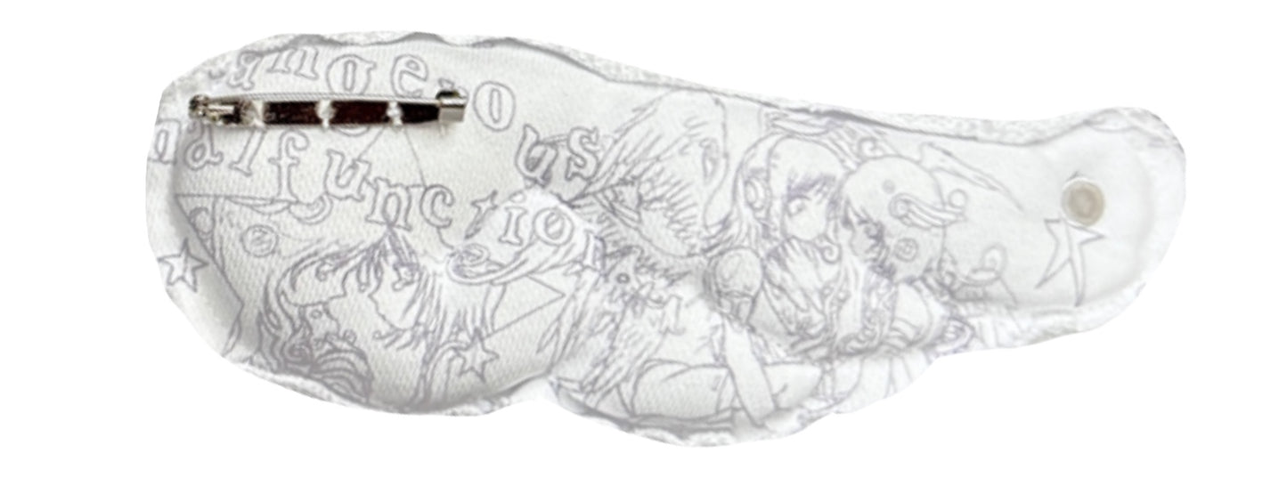 oliwabiu co-branded Padded Wing Pin