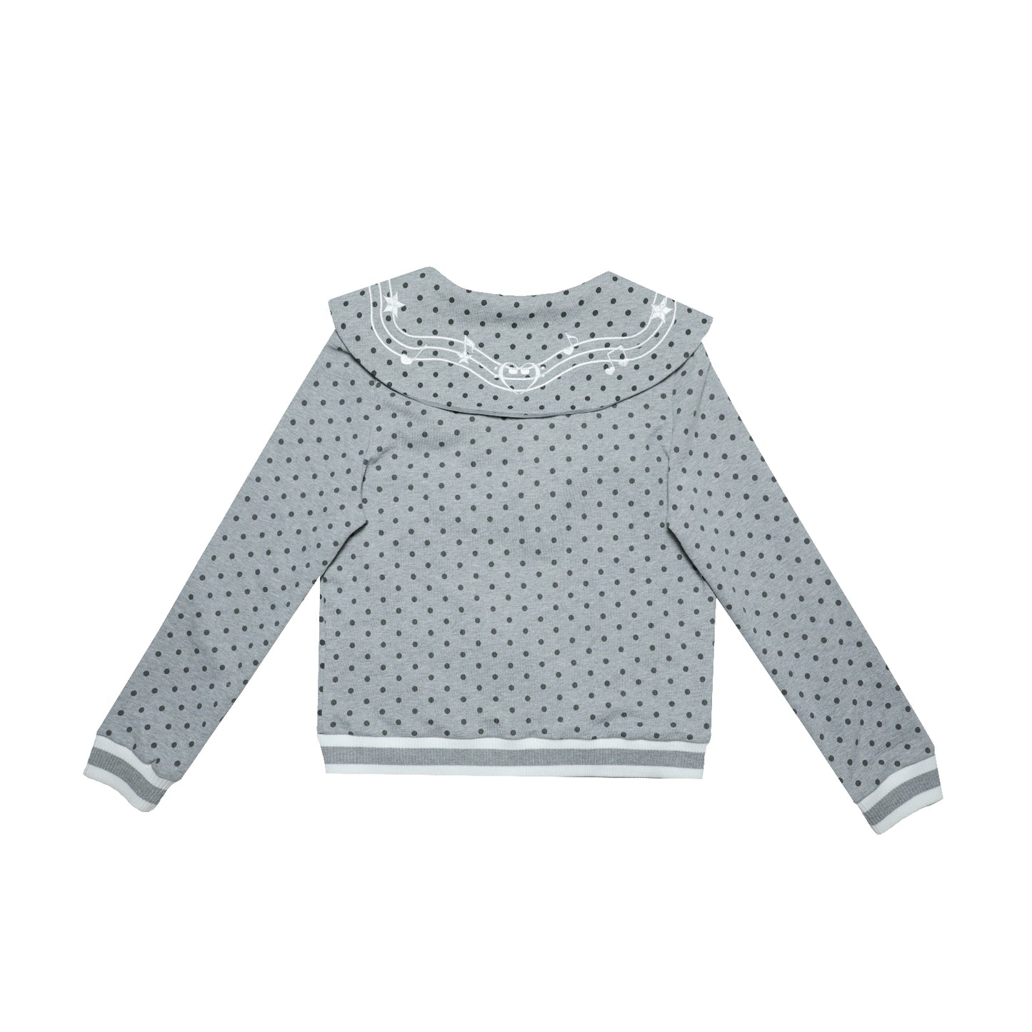 oooctopus co-branded Sailor Style Zip-Up Hoodie