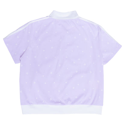 oliwabiu co-branded Star Print Short Sleeve Cardigan