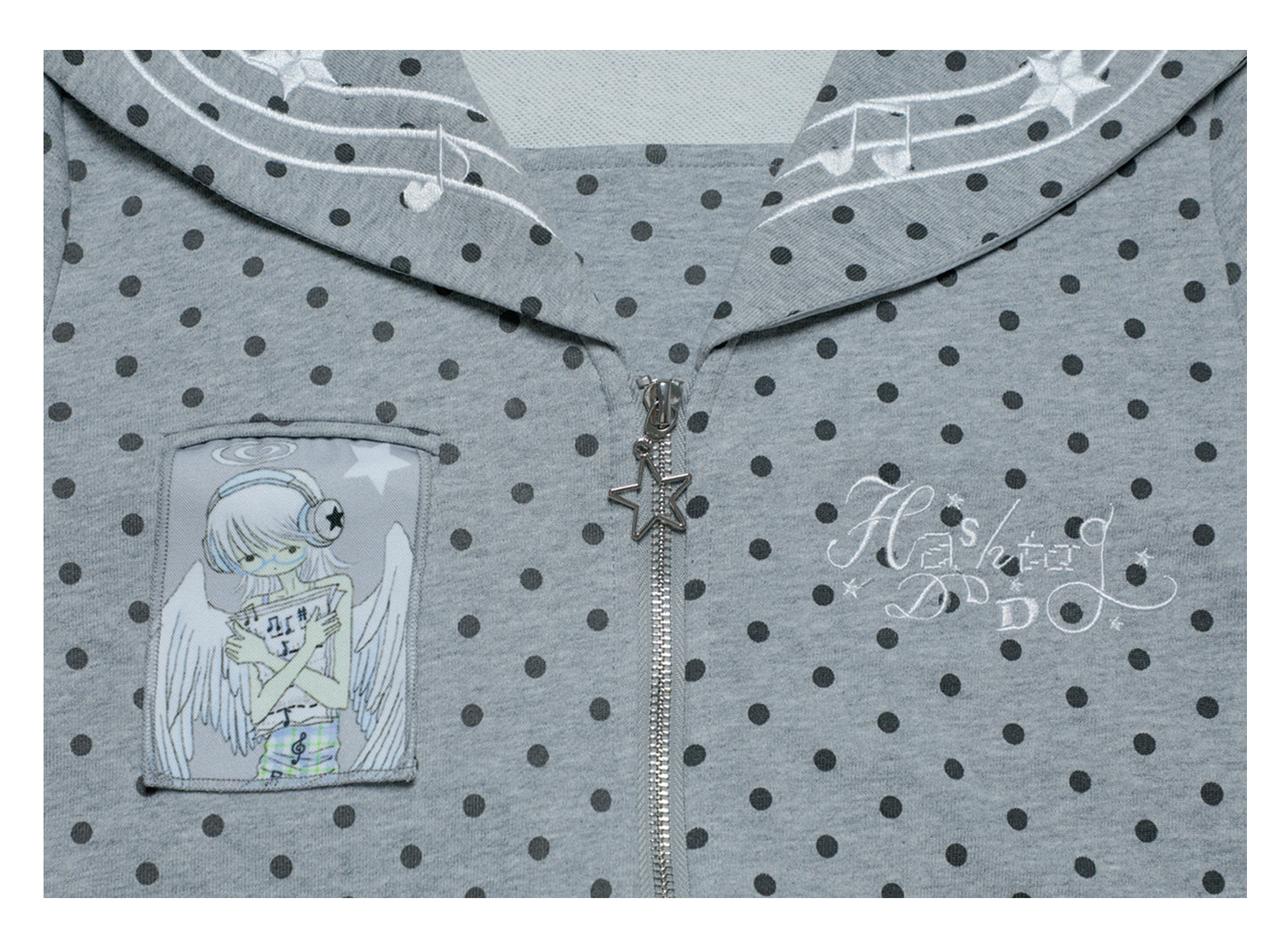 oooctopus co-branded Sailor Style Zip-Up Hoodie