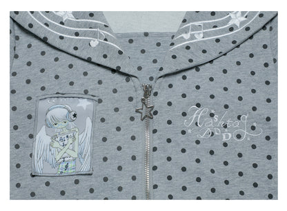 oooctopus co-branded Sailor Style Zip-Up Hoodie