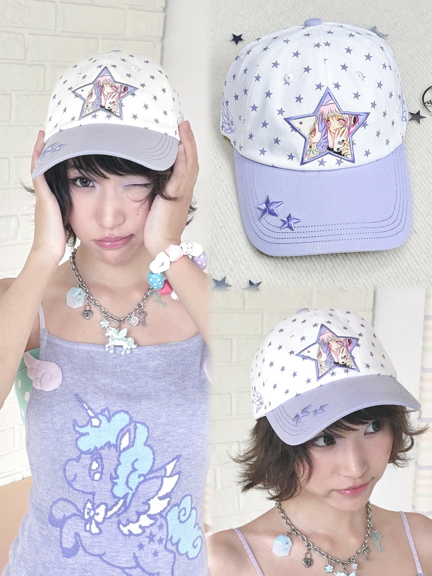 oliwabiu co-branded Star Baseball Cap