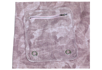 Cartoon Eye Rhinestone Parachute Pink Pants