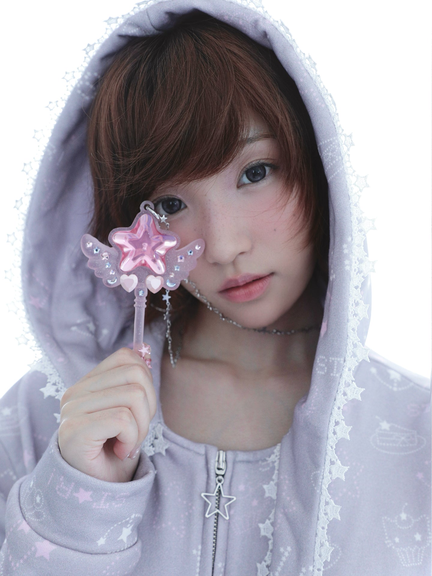 Star, Wing, Magic Wand & Key Necklace