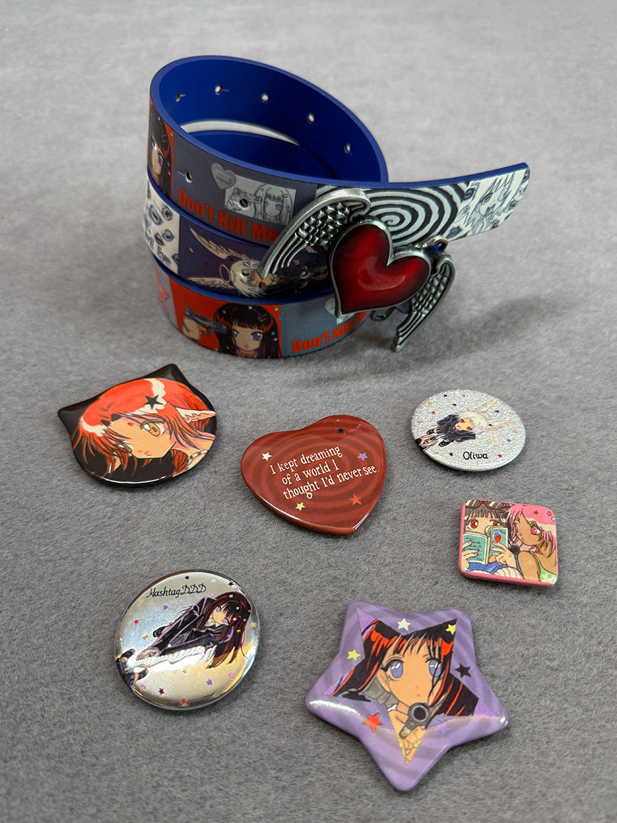 oliwabiu co-branded KillAngel Badge Set