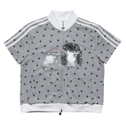 oliwabiu co-branded KillAngel Star short sleeved cardigan
