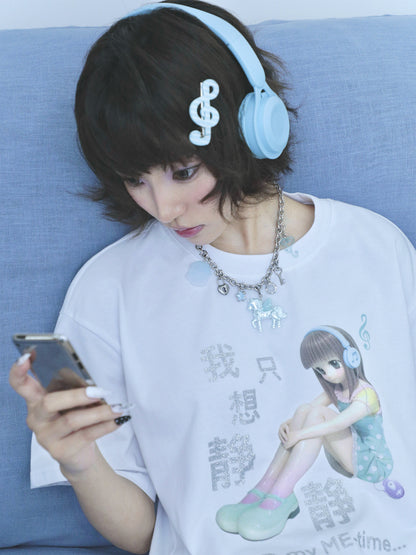 "NEED my ME-time" Glitter Short Sleeve T-Shirt
