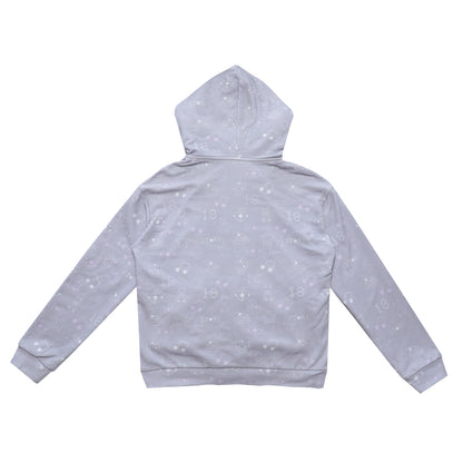 Star Hoodie Coat with Envelope Pockets