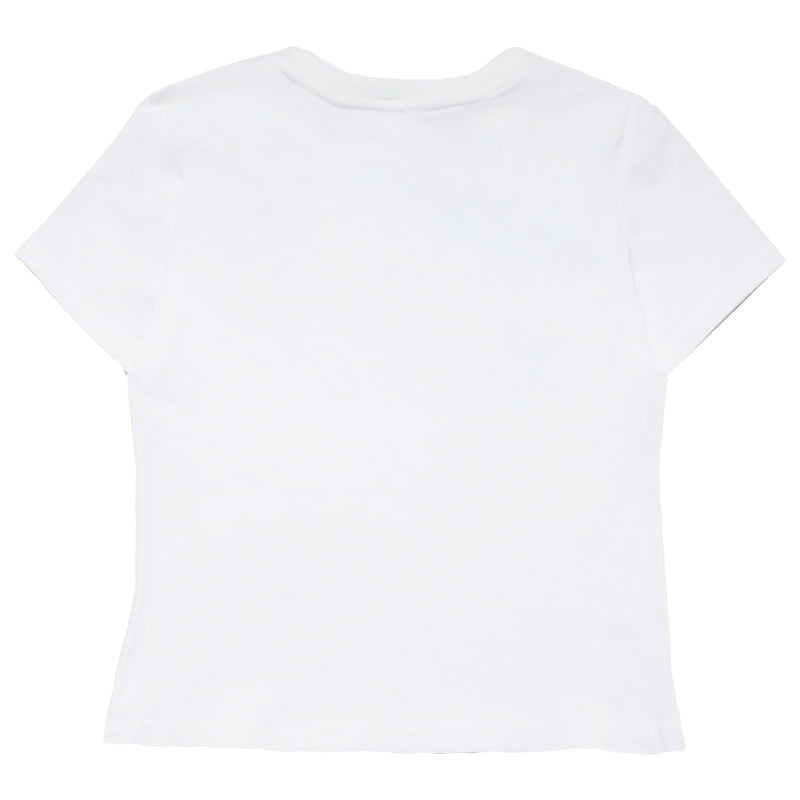 Band-Aid Bow Rhinestone Short Sleeve T-Shirt