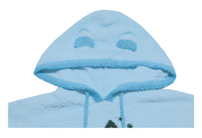 Musical Note & Snail Antennae Hooded Knit Maxi Dress