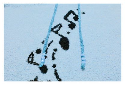 Musical Note & Snail Antennae Hooded Knit Maxi Dress