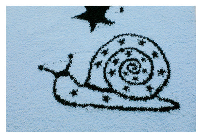 Musical Note & Snail Antennae Hooded Knit Maxi Dress