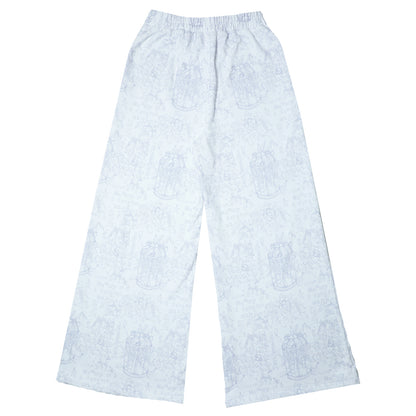 oliwabiu co-branded angel fake two-piece sweatpants