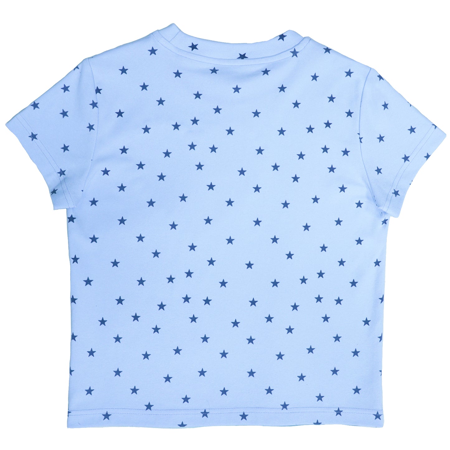Unicorn Carousel Rhinestone Patchwork Short Sleeve Tee