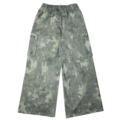 Cartoon-Eye Rhinestone Paratrooper Pants