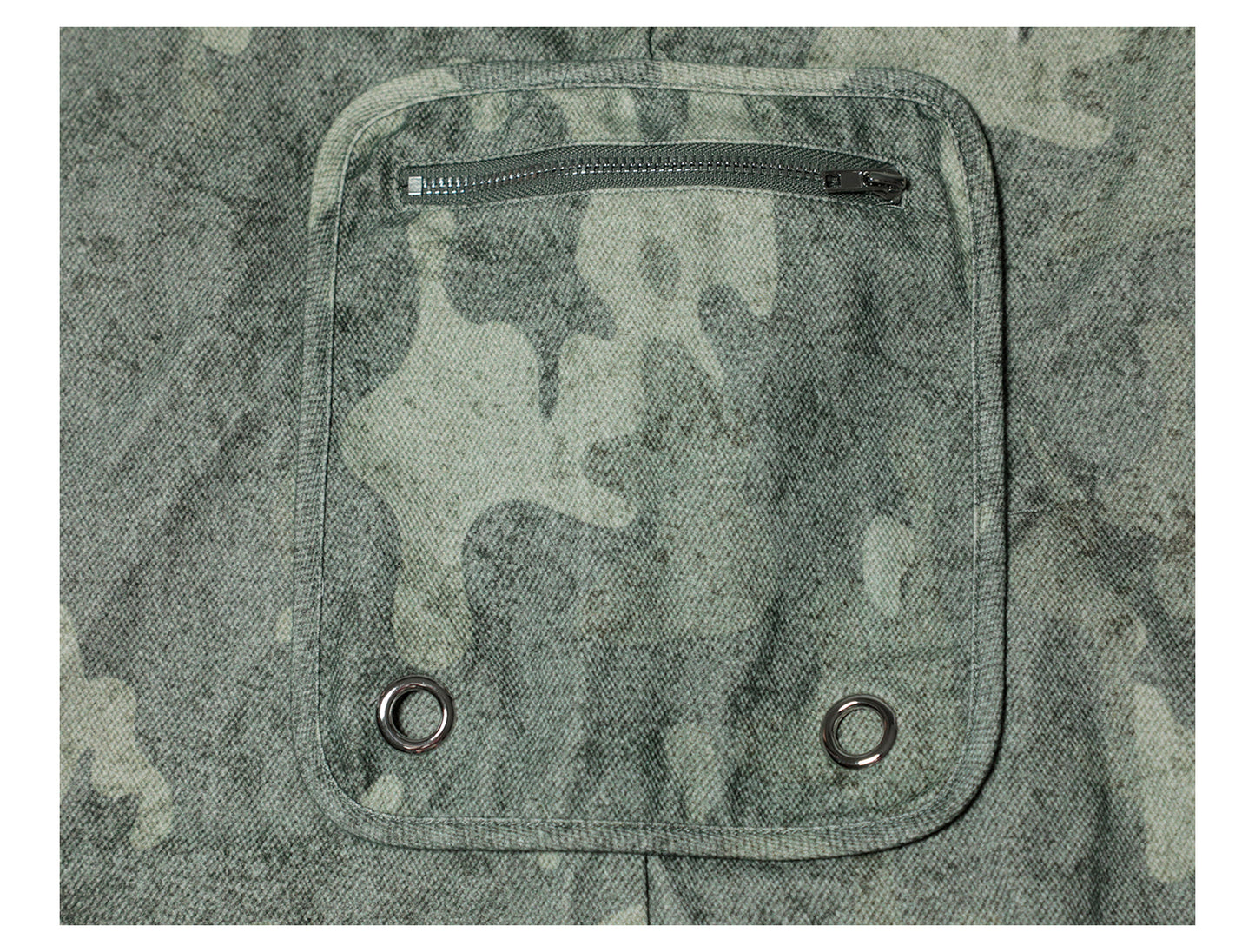 Cartoon-Eye Rhinestone Paratrooper Pants