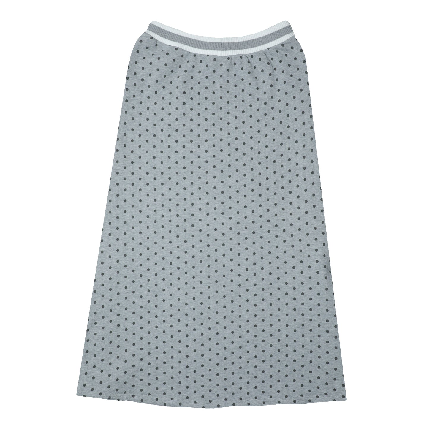 oooctopus co-branded Side-Zip Sweatshirt Long Skirt-grey
