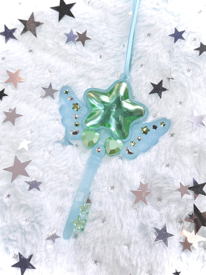 Star, Wing, Magic Wand & Key Necklace