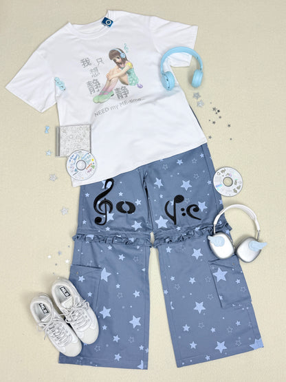"NEED my ME-time" Glitter Short Sleeve T-Shirt