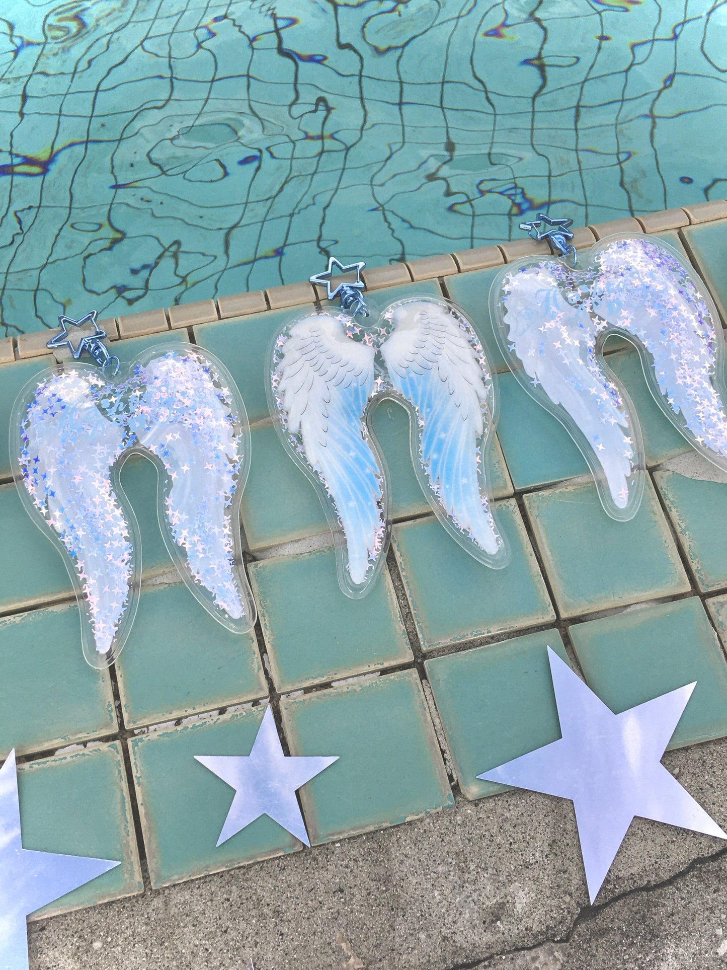 Angel Wing Sequin Inflatable Pendant