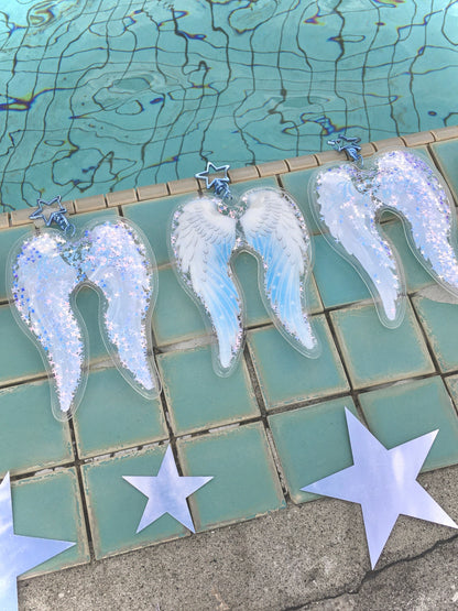 Angel Wing Sequin Inflatable Pendant