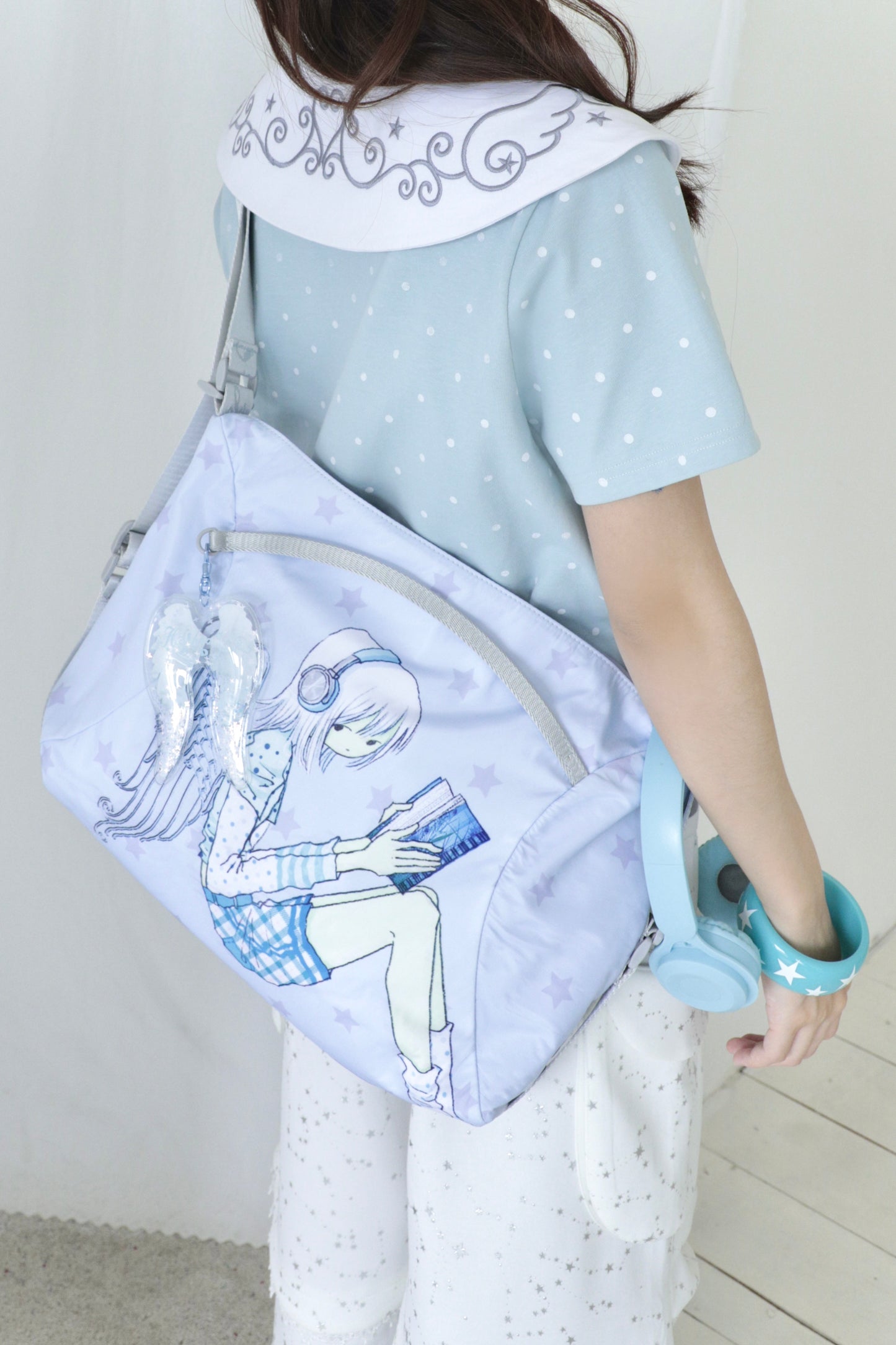 oooctopus co-branded Reversible Angel Star Multi-Functional Bag