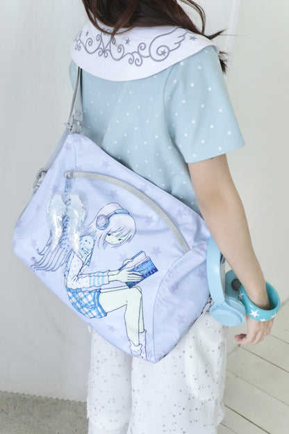 oooctopus co-branded Reversible Angel Star Multi-Functional Bag