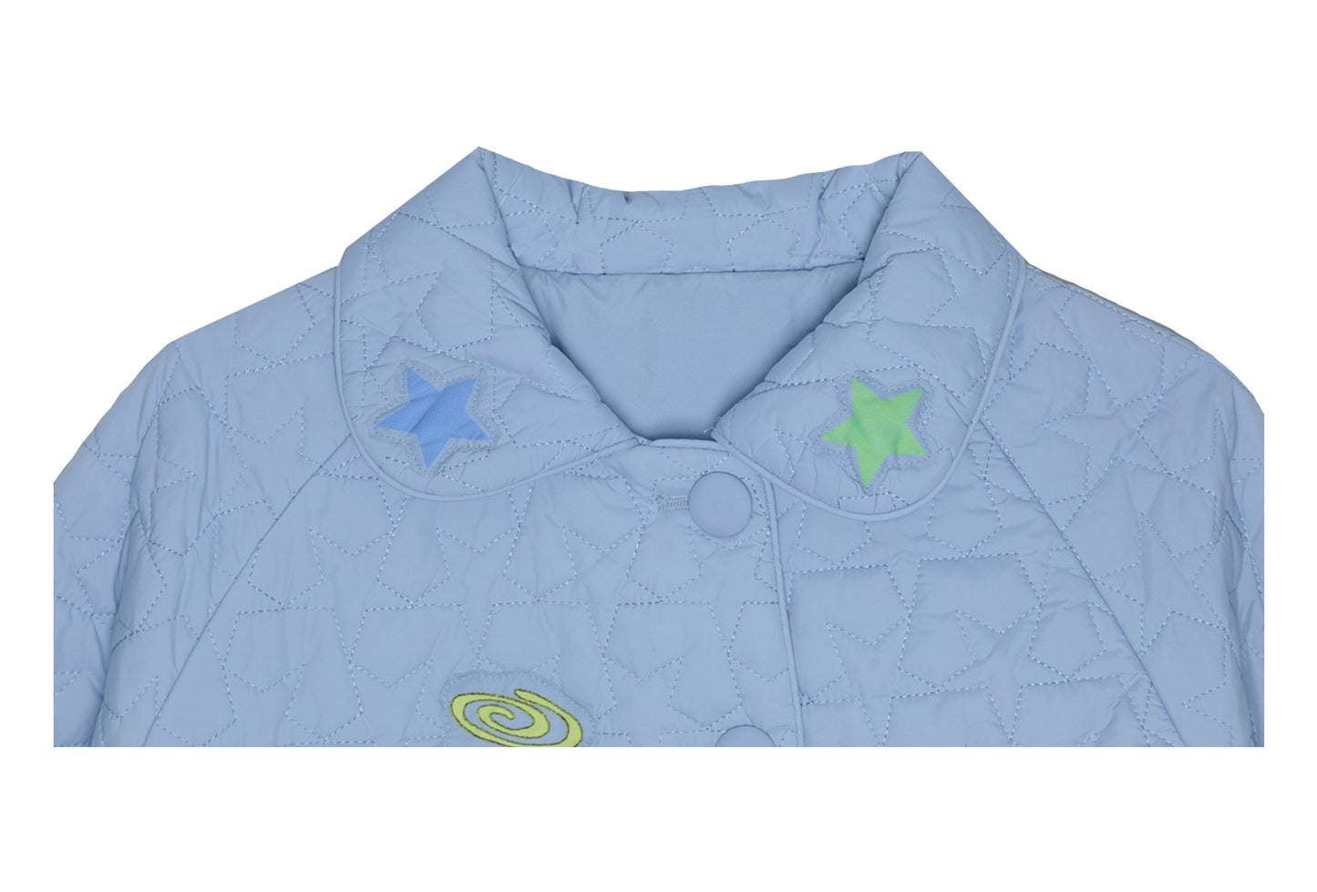 oooctopus co-branded Star-Patterned Quilted Puffer Coat