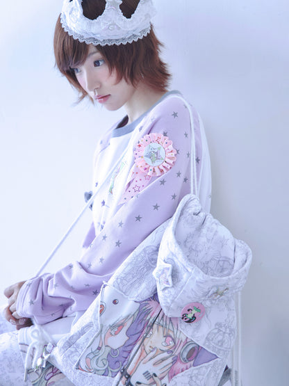 oliwabiu co-branded 2-in-1 Convertible Hoodie Crossbody Bag