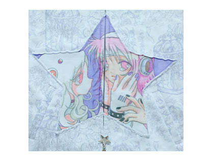 oliwabiu co-branded 2-in-1 Convertible Hoodie Crossbody Bag