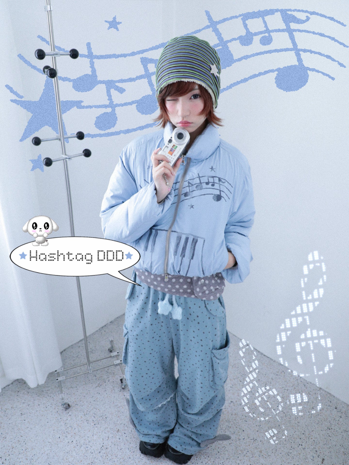 Reversible Short-Length Stand Collar Puffer Jacket