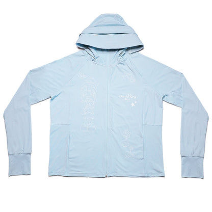 sunonebird 공동 브랜드 Ice Silk UPF50+ 후드 롱슬리브 선스크린 재킷 