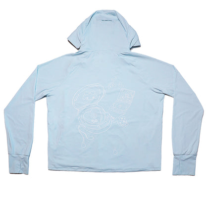 sunonebird 공동 브랜드 Ice Silk UPF50+ 후드 롱슬리브 선스크린 재킷 