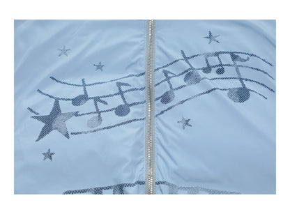 Reversible Short-Length Stand Collar Puffer Jacket