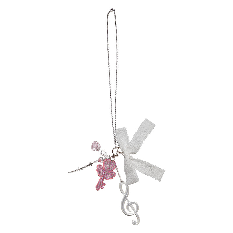 Diamond Magic Key Dual Purpose Necklace Pendant