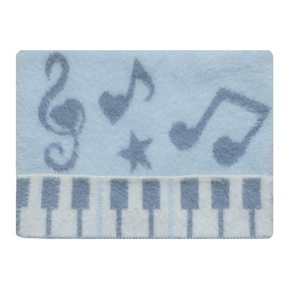 Reversible Music Note & Star Stripe Knit Hat with Cat Ears