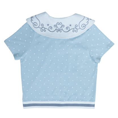Sailor Style Short Sleeve Cardigan (2 Colors)