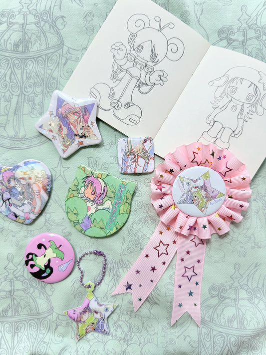 oliwabiu co-branded Brooch and Pin Set