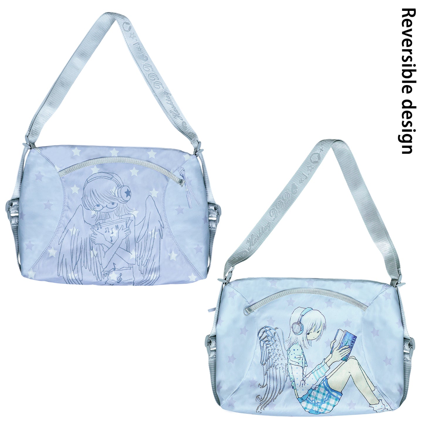 oooctopus co-branded Reversible Angel Star Multi-Functional Bag