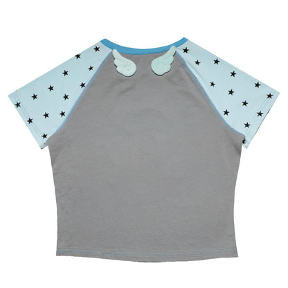 oliwabiu co-branded Star Plunge Short Sleeve T-Shirt