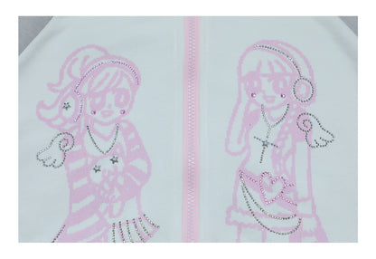 Twin Stand-Collar Track Jacket