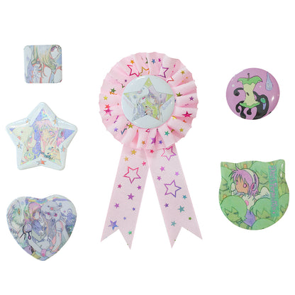 oliwabiu co-branded Brooch and Pin Set