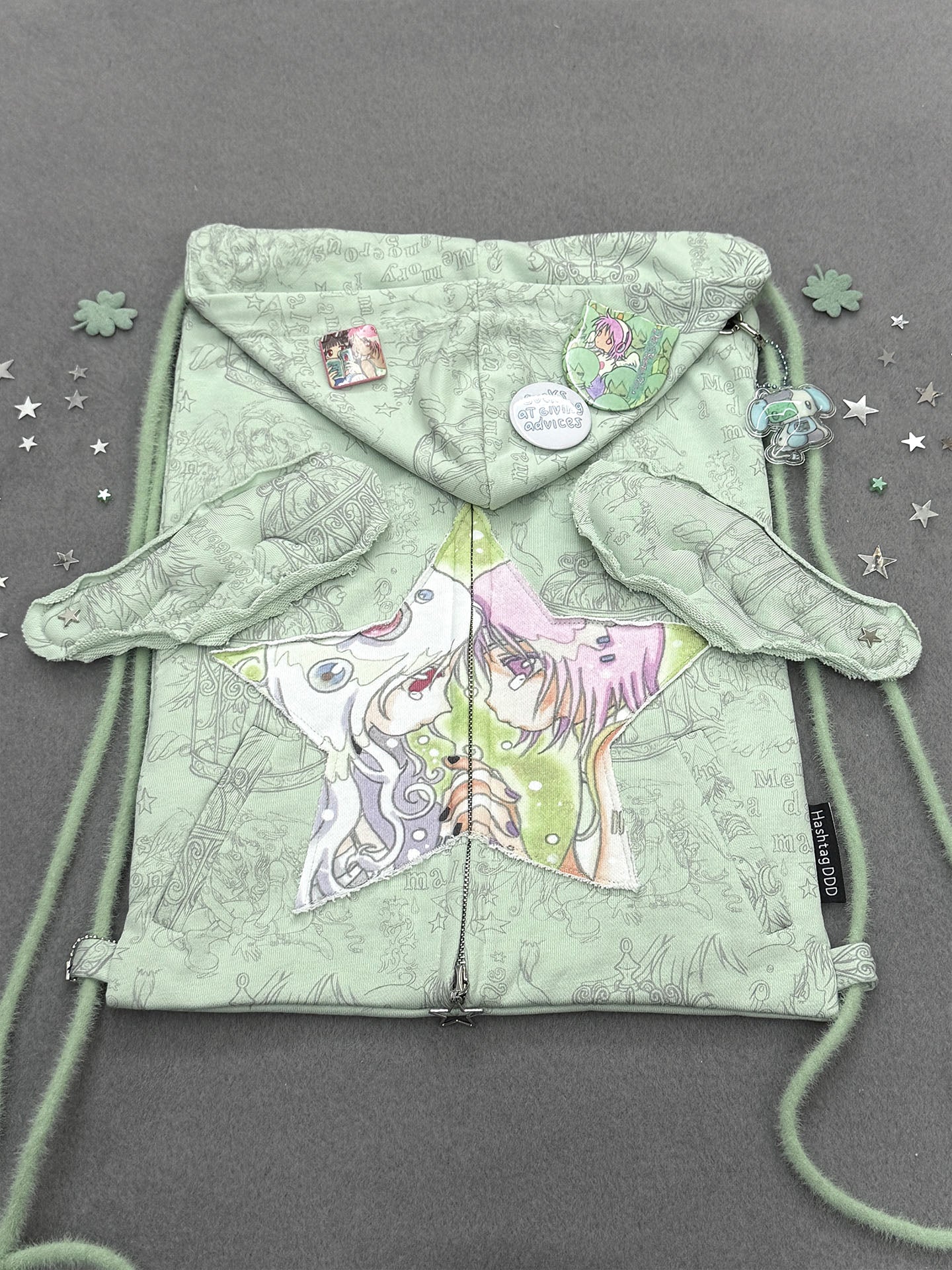 oliwabiu co-branded Padded Wing Pin