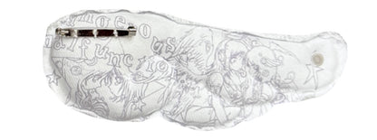 oliwabiu co-branded Padded Wing Pin